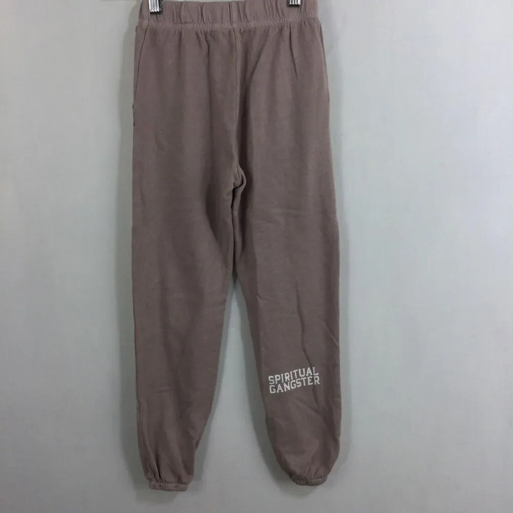 Spiritual Gangster Kids Girls Jogger Casual Sweatpants Pants Mauve Size 5